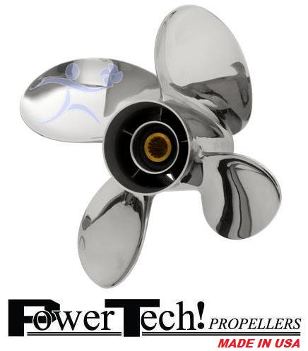 PowerTech PFO 4 Blade Propeller Yamaha 50 130 HP